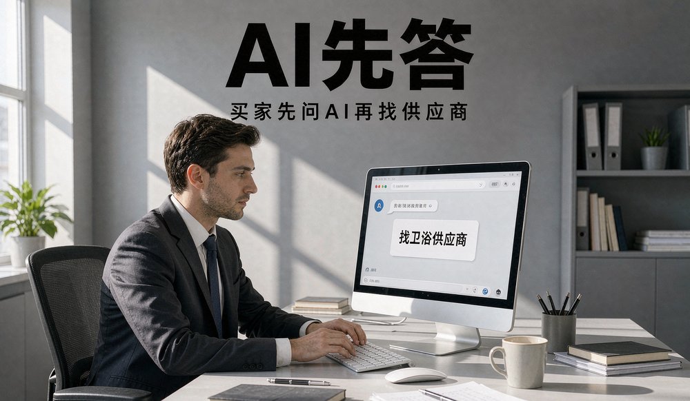 海外买家先问AI再找卫浴供应商