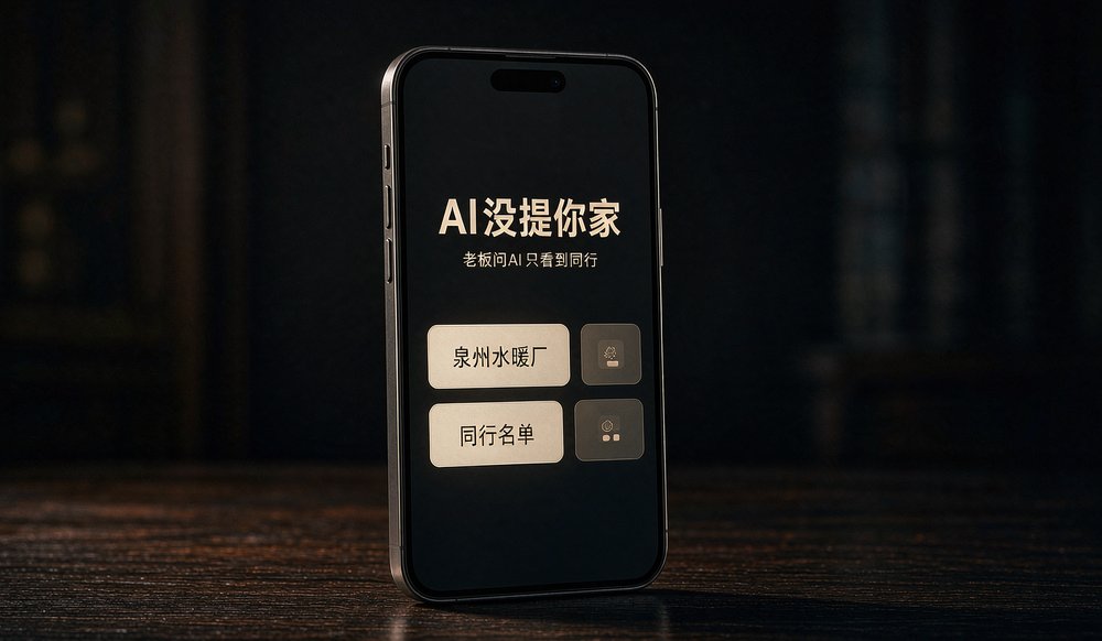 老板问AI搜索公司名,回答里全是同行