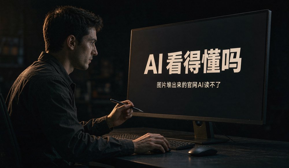 工程师检查官网页面文字能否被AI抓取