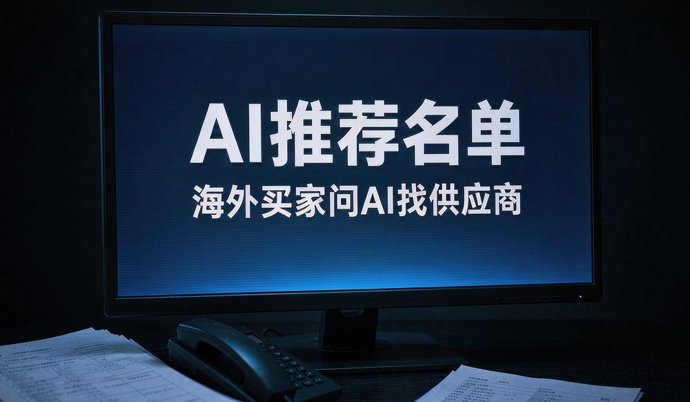 AI推荐名单出现在屏幕上,外贸网站做GEO优化才能被AI引擎引用