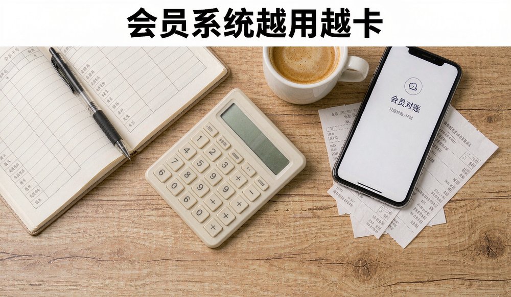 店长核对会员系统报表,连锁零售隐性成本浮出水面