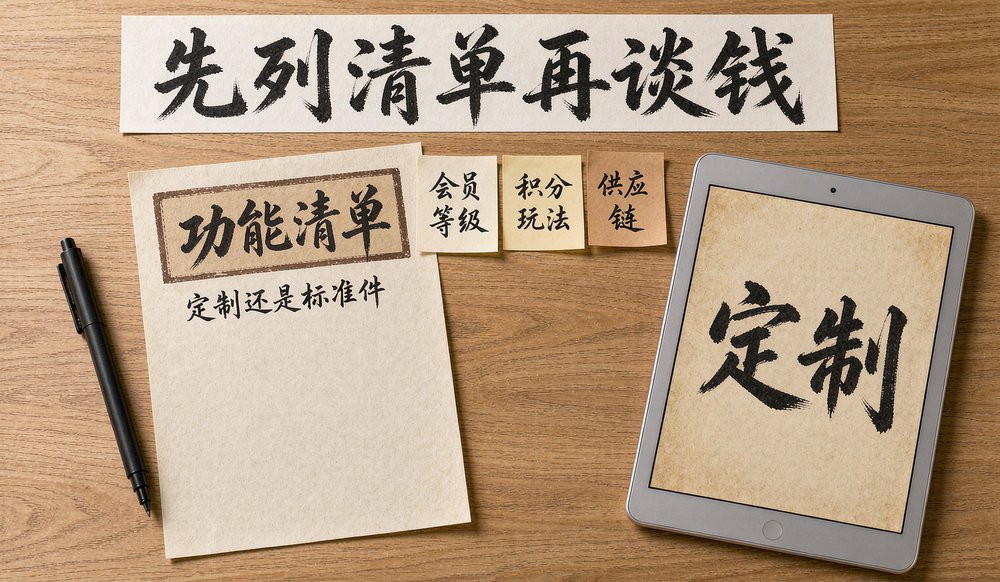 零售软件定制功能清单梳理,分清定制项与标准件