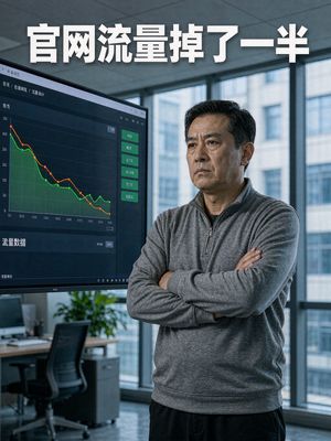 做网课的老郑算了笔账，八成广告点击没走到试听页，病根在菜单栏
