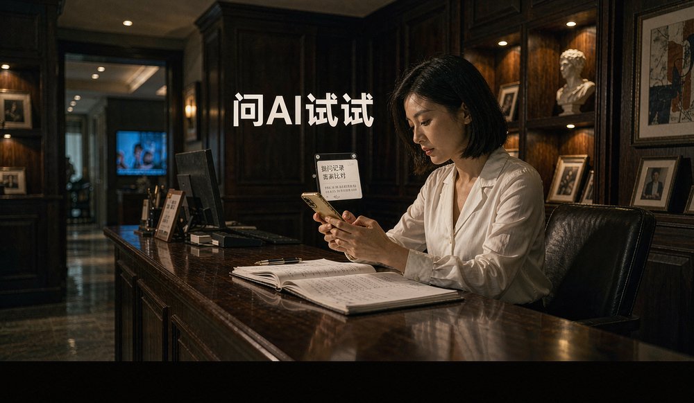装修公司老板娘用手机测试AI怎么回答本地装修问题