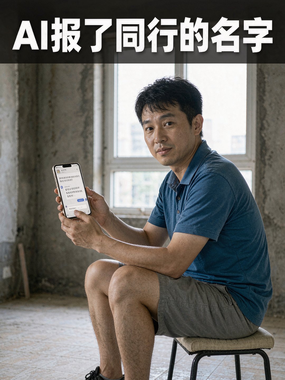 业主用手机问AI本地口碑好的装修公司，屏幕列出名单