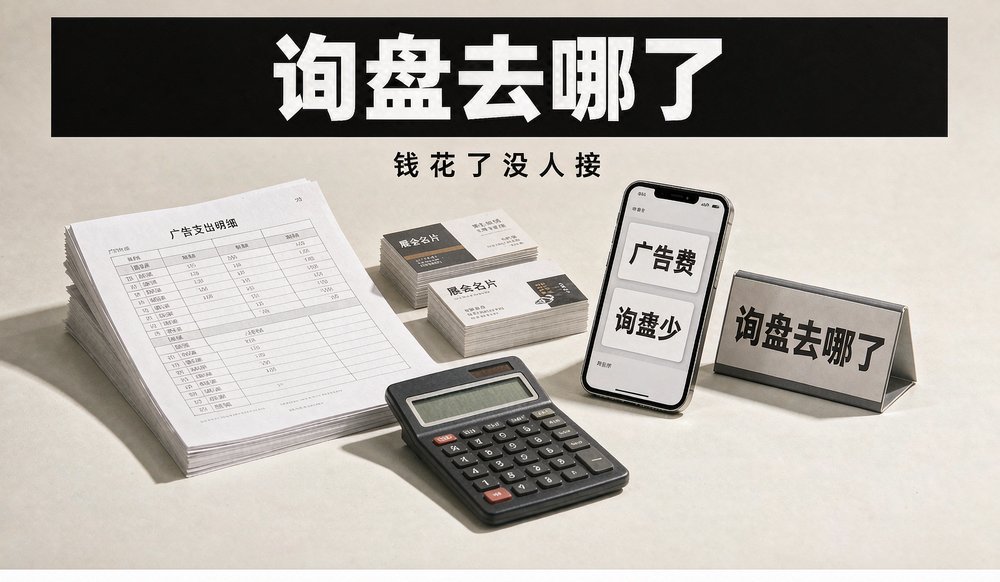 外贸独立站推广的广告支出与询盘记录