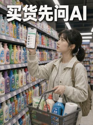 顾客进门就指着手机说AI夸她家草莓新鲜，超市老板娘其实只写了一句大实话