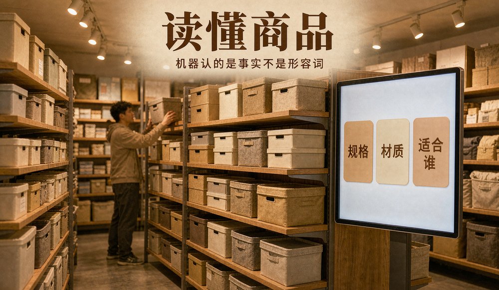 规格、材质、适合谁逐项写全，机器认的是事实不是形容词
