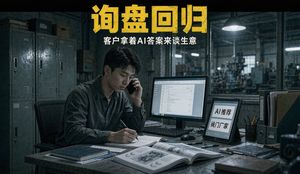 阀门厂老板没想到：官网改了三个月后，客户开始拿着AI的答案来谈生意