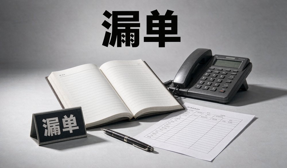 纸质登记本和电话记录,机械厂跟单漏单的老办法