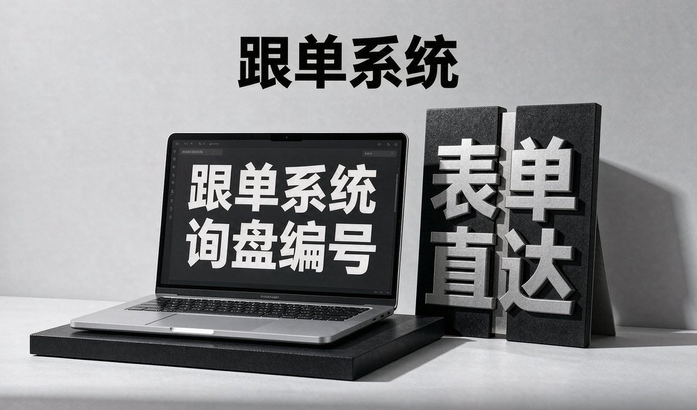 定制客户管理系统屏幕上的跟单和询盘编号