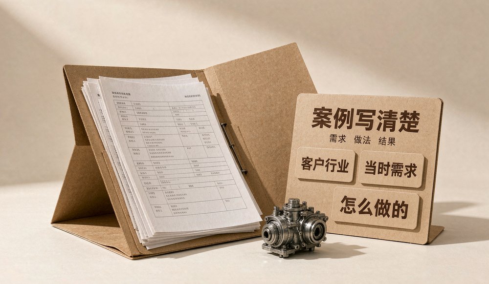 订单案例资料摆拍:客户行业、当时需求、怎么做的