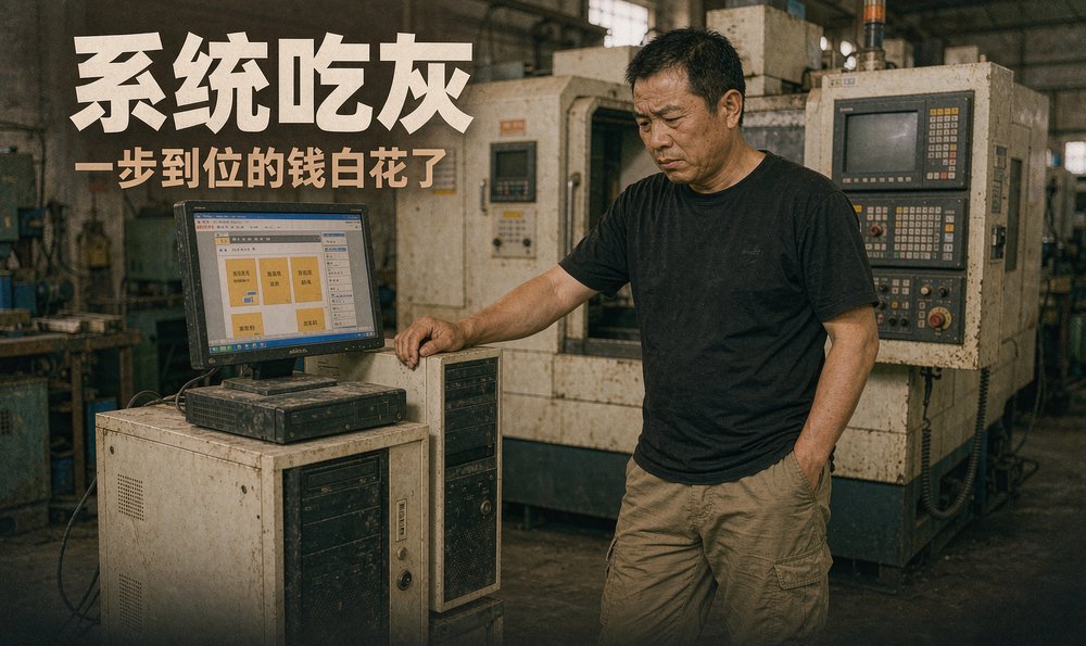 汽配车间里被闲置的管理系统:定制软件别一步到位