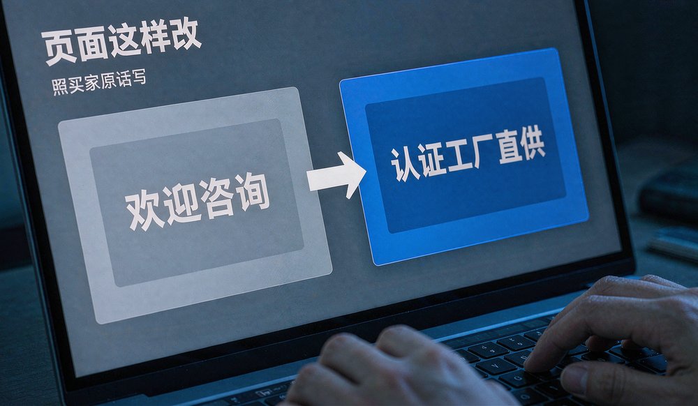 独立站产品页文案改写：照买家原话写