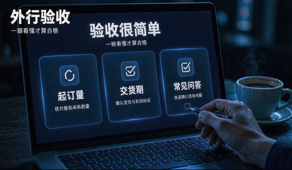 独立站页面验收：起订量交货期一眼看懂