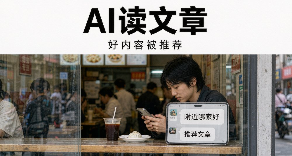 顾客用AI助手找附近好店:公众号文章被推荐