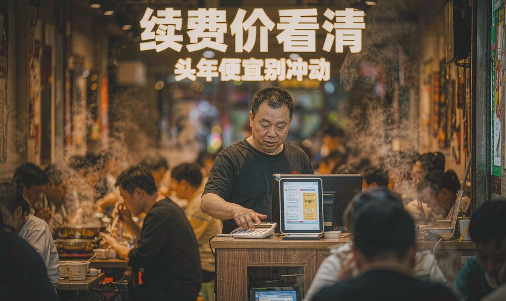 餐馆老板核算小程序年费:续费价要看清