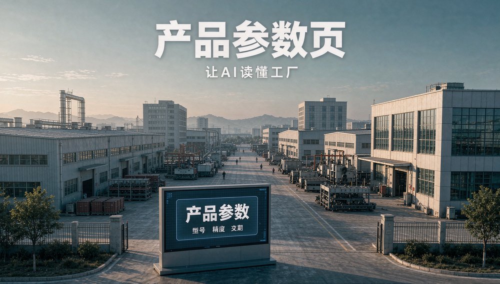 工厂官网补齐产品参数页，让AI读懂制造能力