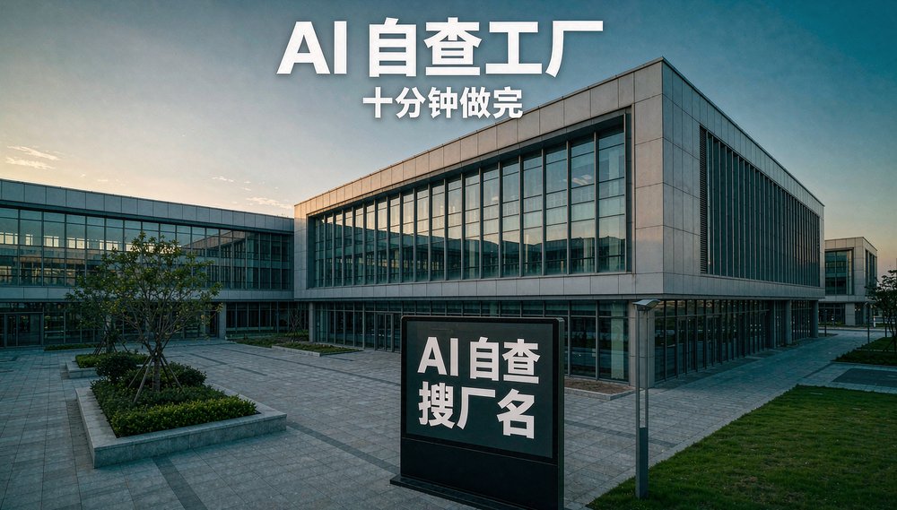 在豆包里实测AI自查工厂能不能被推荐