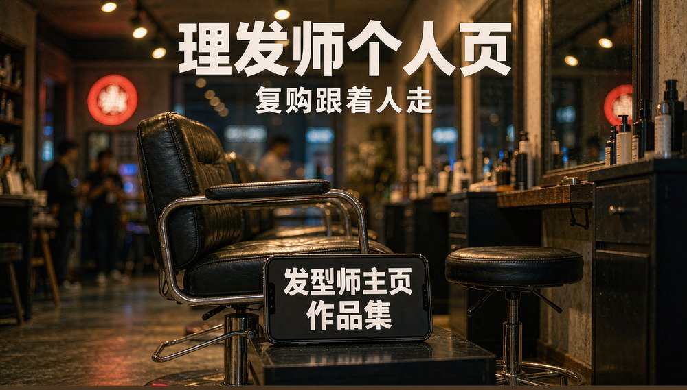 理发师个人页:作品集和空位表