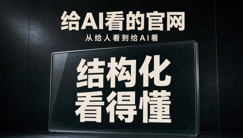 官网改版新思路：结构化内容让AI看得懂