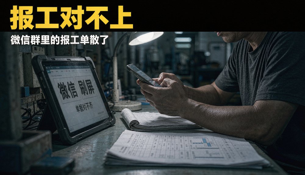 工厂车间用微信群报工的混乱日常:小程序开发要解决的第一个问题