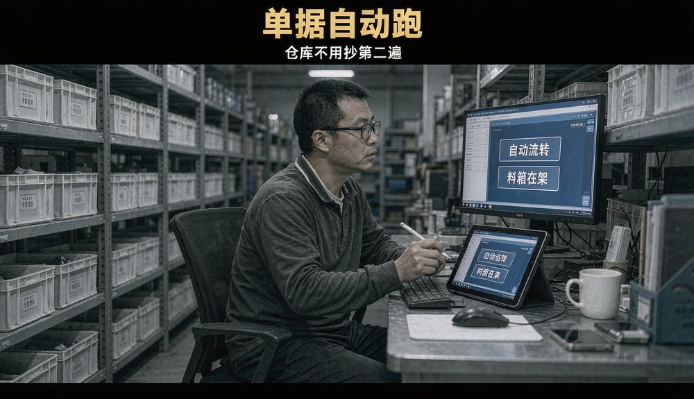 工厂仓库单据自动流转:生产管理小程序开发带来的变化