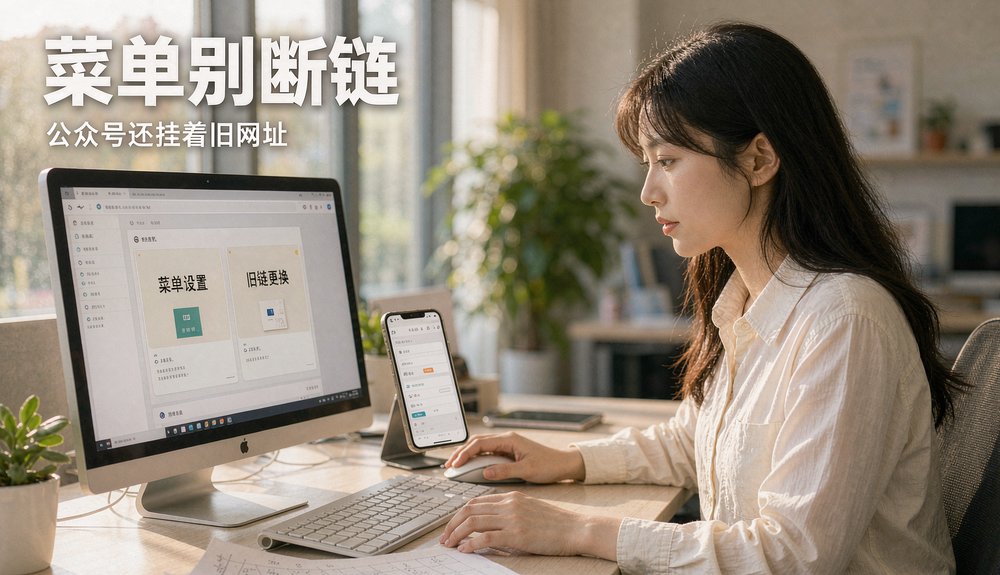 运营翻公众号后台菜单:官网改版后公众号菜单别断链