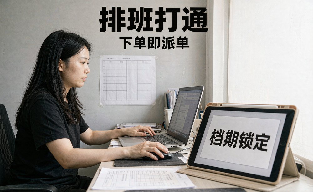 预约日历与阿姨排班打通，档期锁定