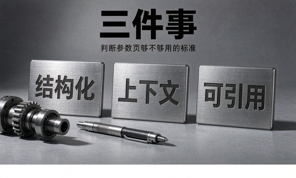 结构化、上下文完整、原话可引用,三条判断标准