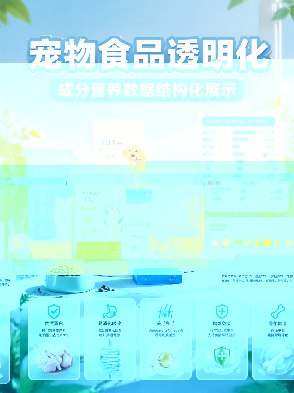 宠物食品结构化展示