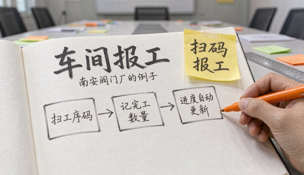扫码报工流程：小厂车间管理软件的克制做法