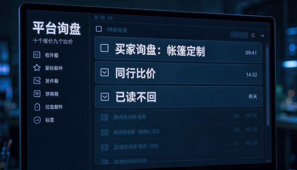 国际站询盘列表:外贸获客平台的同行比价现状