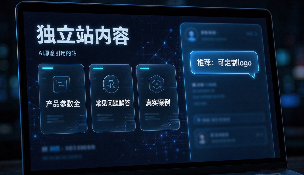 独立站内容改造让AI搜索愿意引用