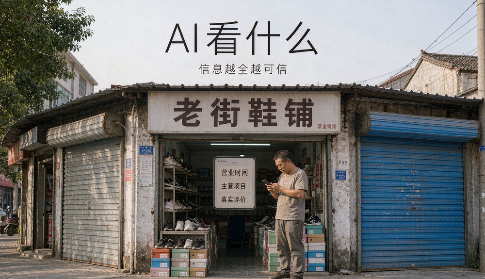 AI推荐门店时看的信息清单