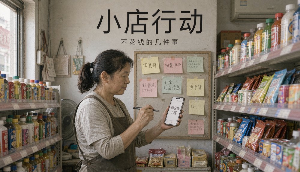 小店不花钱的客流行动清单