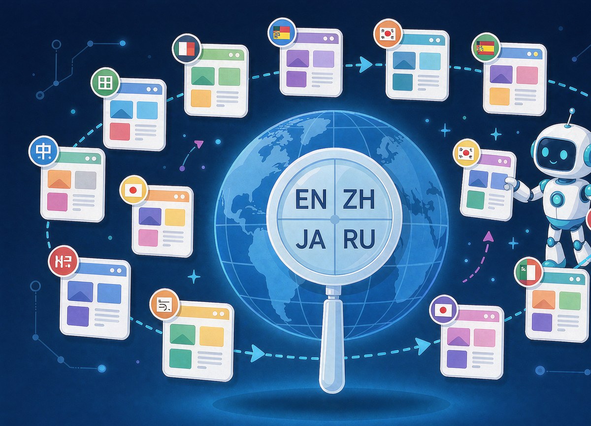 怎么让 AI 引用外贸站的多语言页面:i主题图