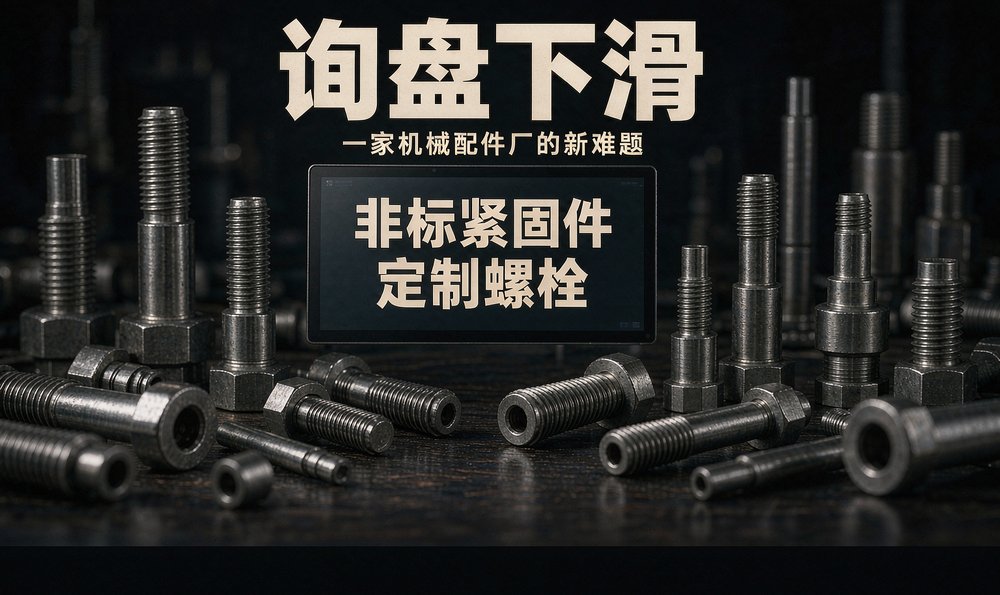 机械配件厂的紧固件样品,工厂获客靠产品细节说话