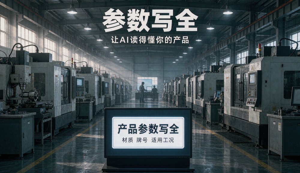 工厂产品参数页写全让AI读得懂