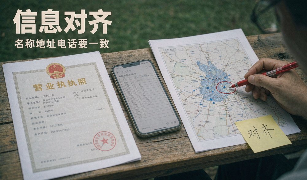 家政门店信息对齐核对