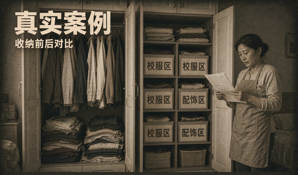 家政收纳整理真实案例前后对比