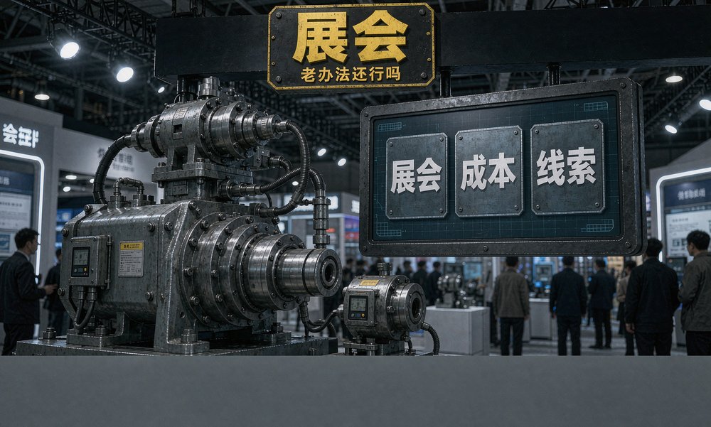 展会现场,成本与线索的账要一起算