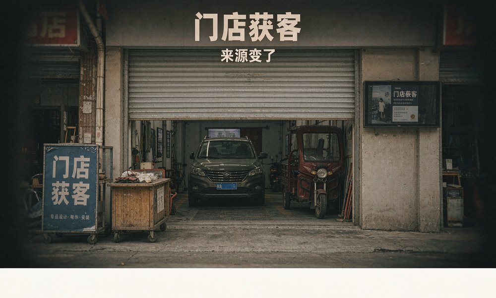 洗车门店门口,获客来源变了