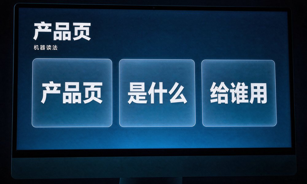 产品页按机器读法重排