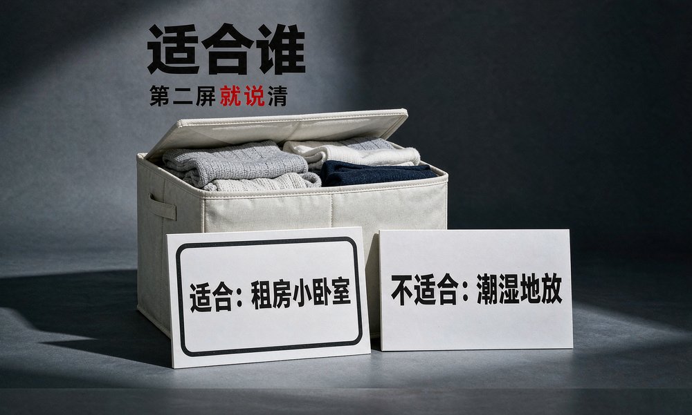 商品详情页第二屏写清适合谁、不适合谁,方便AI导购直接判断