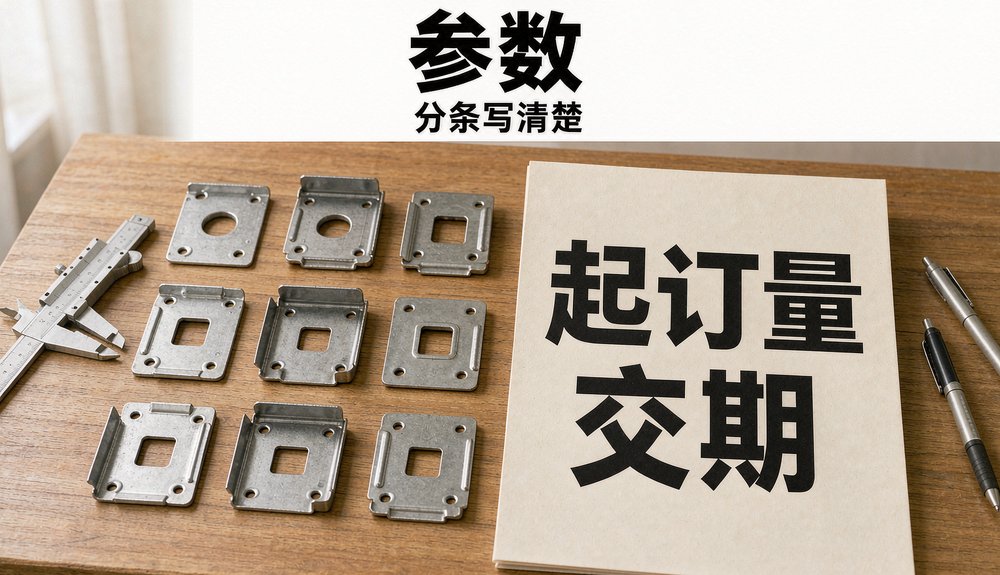 五金外贸厂把产品参数表重写成起订量、交期分明的答案卡