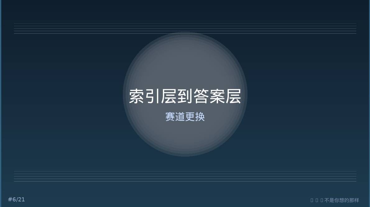索引层到答案层的增长抬升