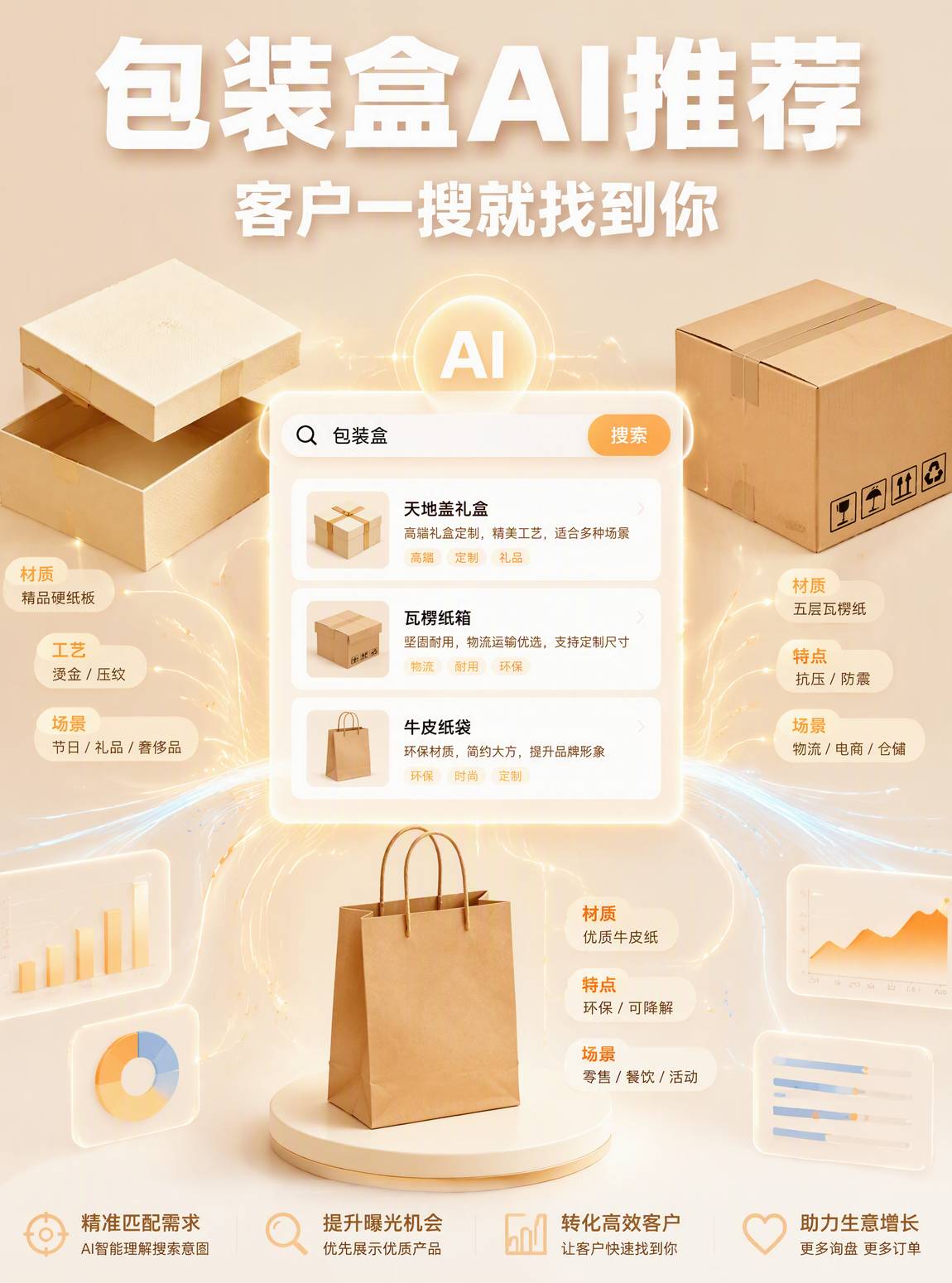 包装盒AI搜索推荐
