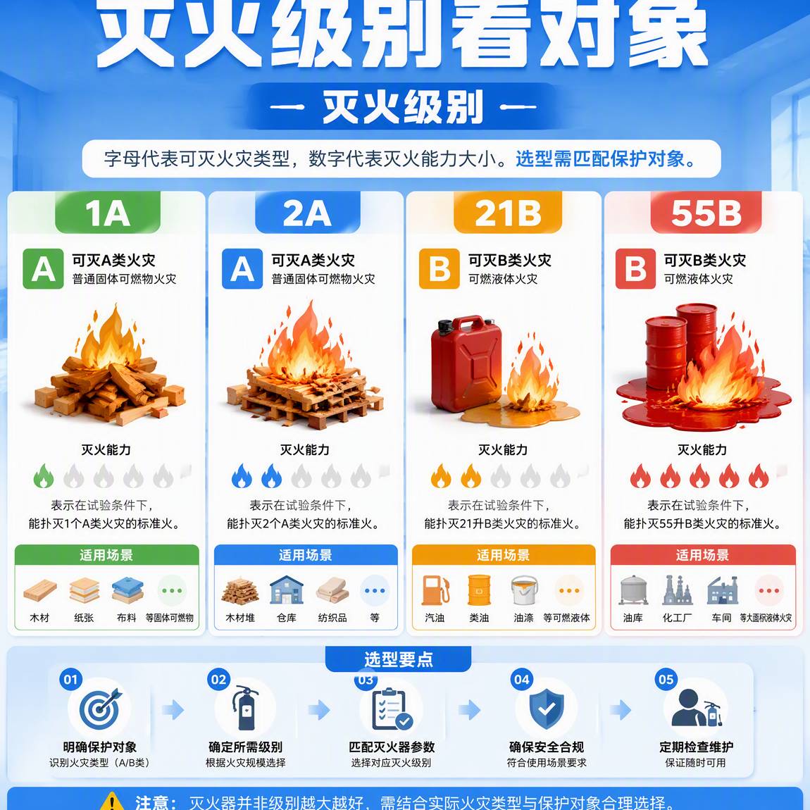 灭火级别看对象