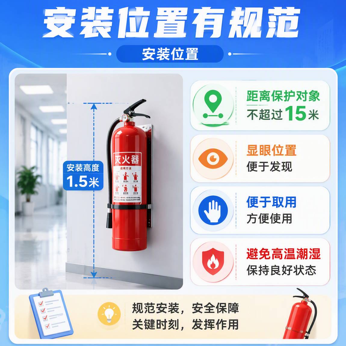 安装位置有规范